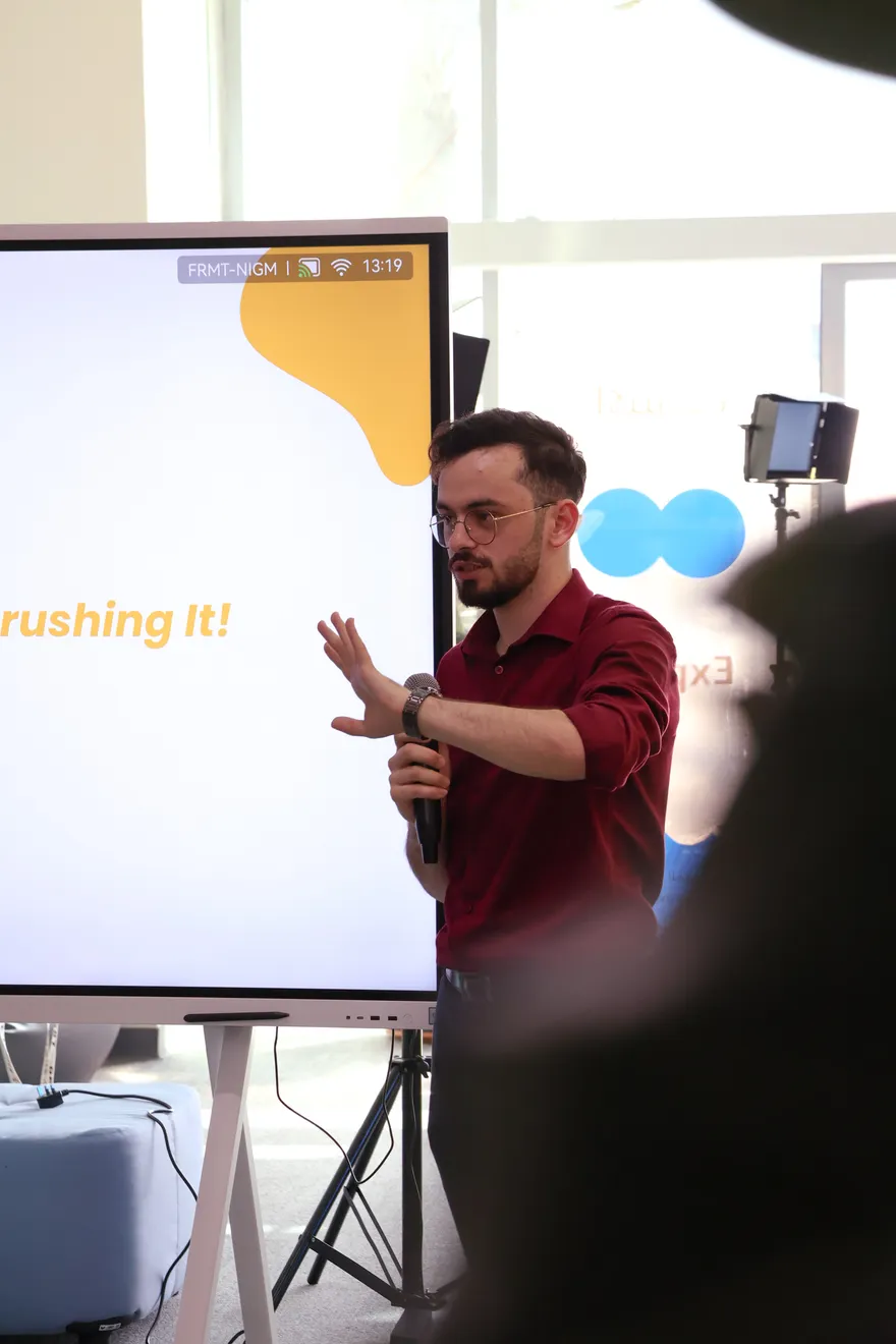Presenting my first ever workshop