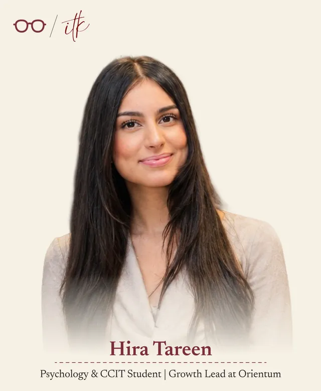 Hira Tareen's student spotlight portrait
